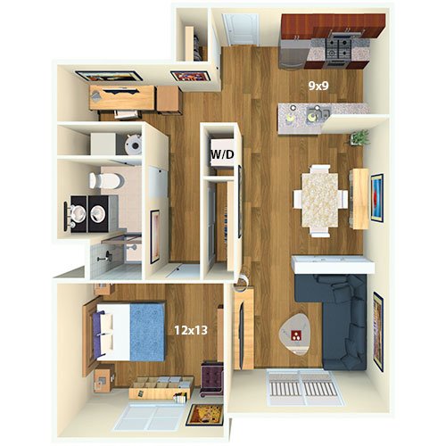 1 bed, 1 bath apartment for rent at 120 Pleasant St, Watertown — photo 4 of 7