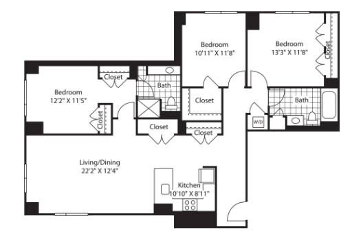 3 bed, 2 bath apartment for rent at 285 Third St, Cambridge — photo 16 of 16