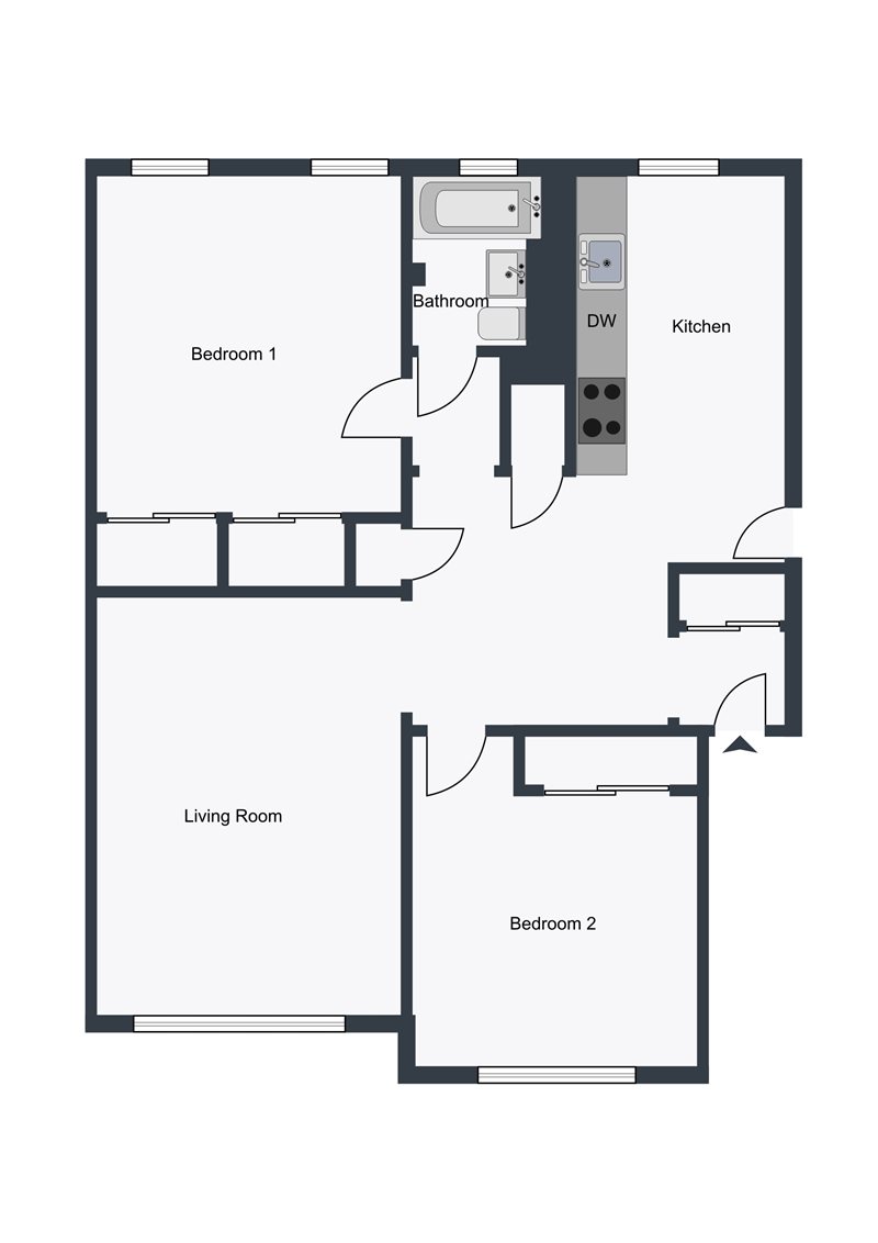 2 bed, 1 bath apartment for rent at 16 19a Forest St, Cambridge — photo 6 of 6