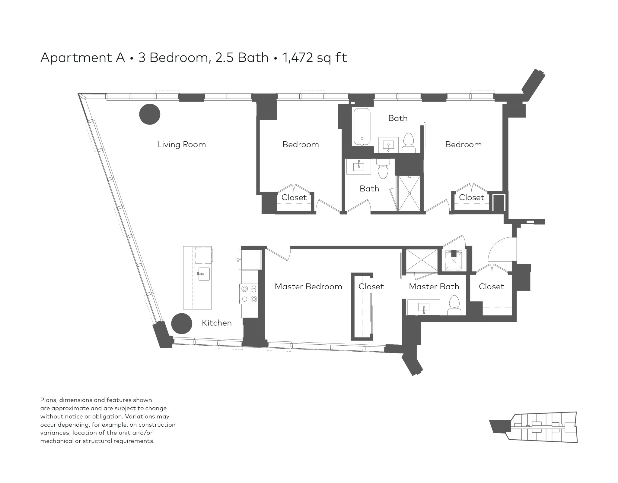 2 bed, 2 bath apartment for rent at 200 Brookline Ave, Fenway — photo 8 of 10
