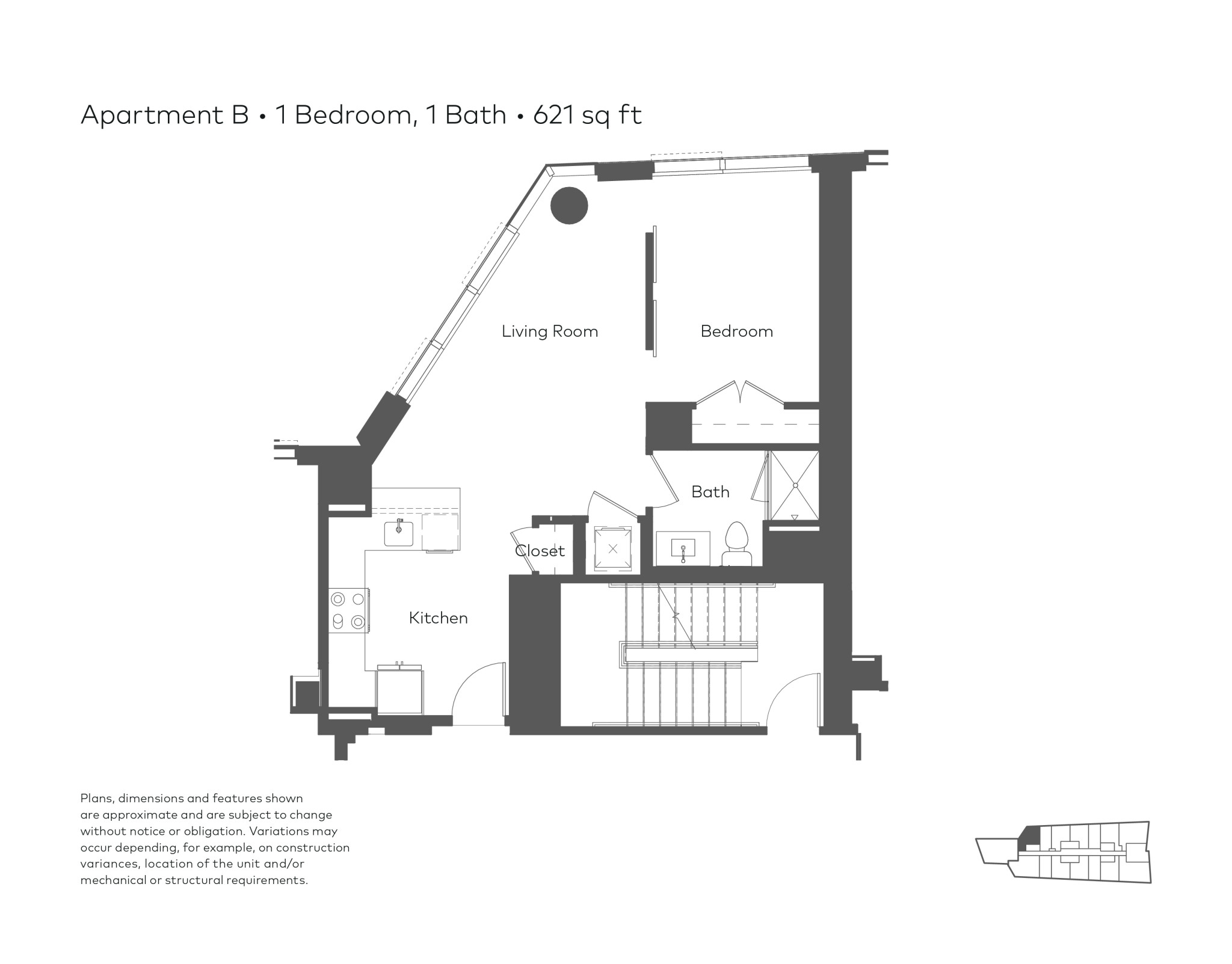 2 bed, 2 bath apartment for rent at 200 Brookline Ave, Fenway — photo 9 of 10