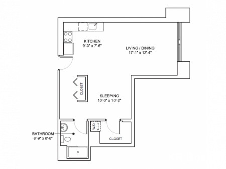Studio bed, 1 bath apartment for rent at 30 Caldwell St Unit STUDIO, Charlestown