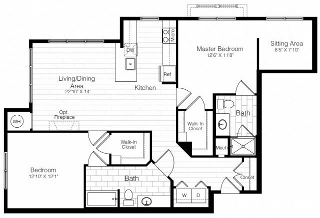 2 bed, 2 bath apartment for rent at 1 Repton Pl, Watertown — photo 8 of 10
