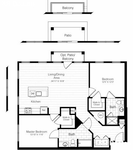 2 bed, 2 bath apartment for rent at 1 Repton Pl, Watertown