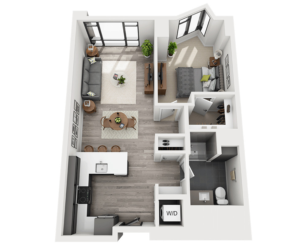 1 bed, 1 bath apartment for rent at 345 Harrison Ave Unit 1223, South End