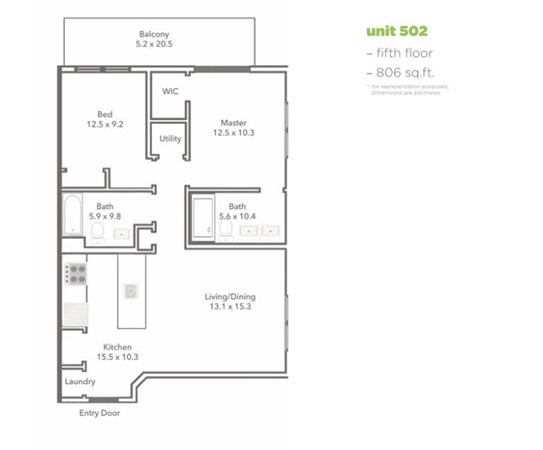 2 bed, 2 bath apartment for rent at 87 Parker St Unit 502, Chelsea — photo 4 of 13