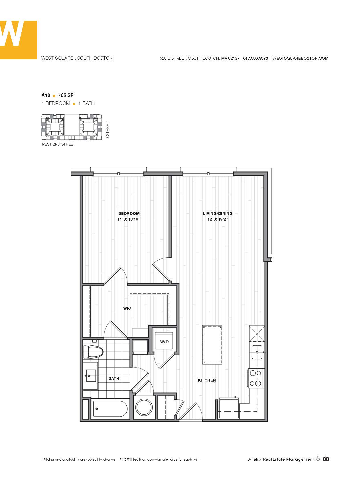 1 bed, 1 bath apartment for rent at 320 D St Unit 329, South Boston — photo 1 of 6