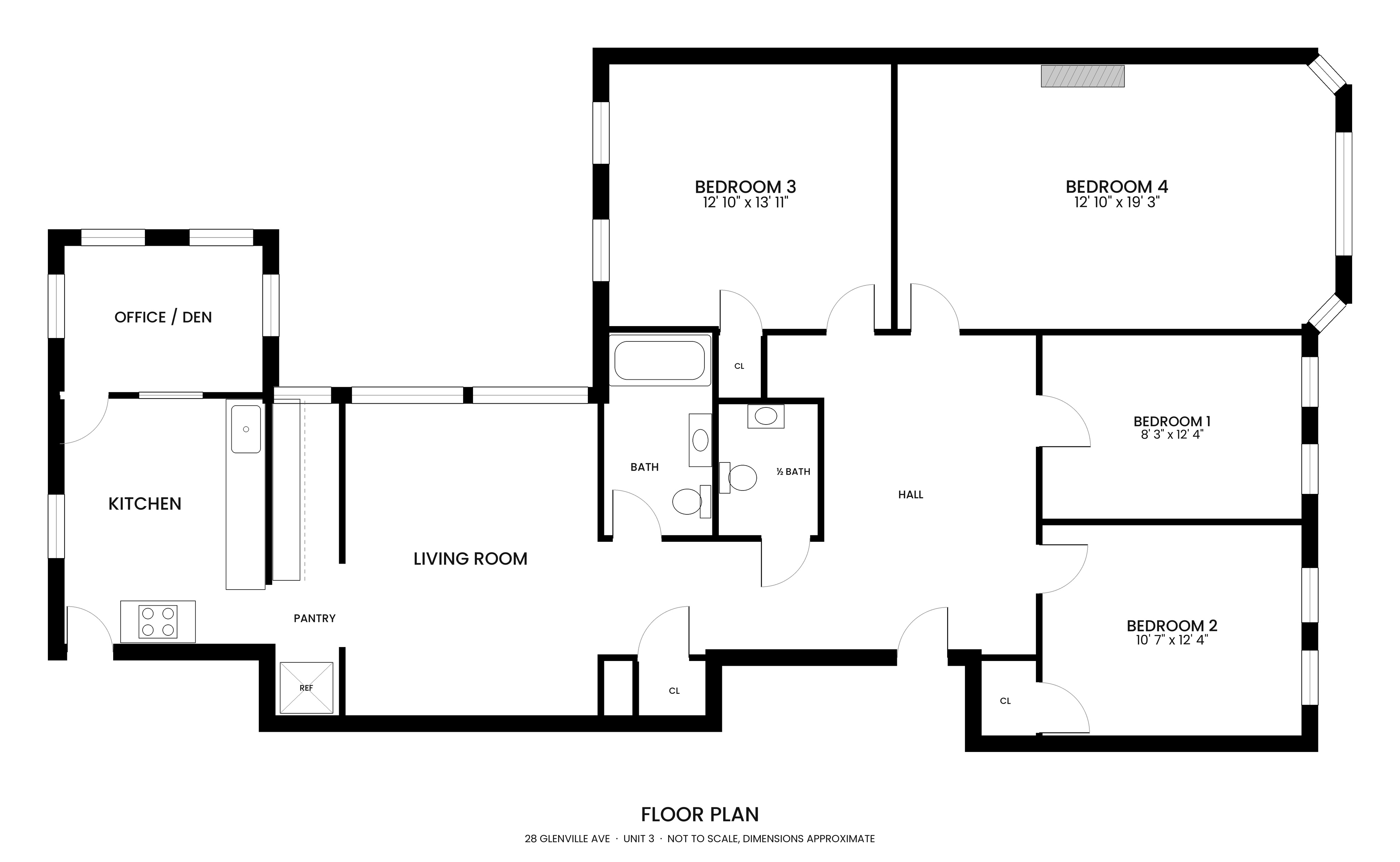Photos of apartment on Glenville Ave.,Boston MA 02134