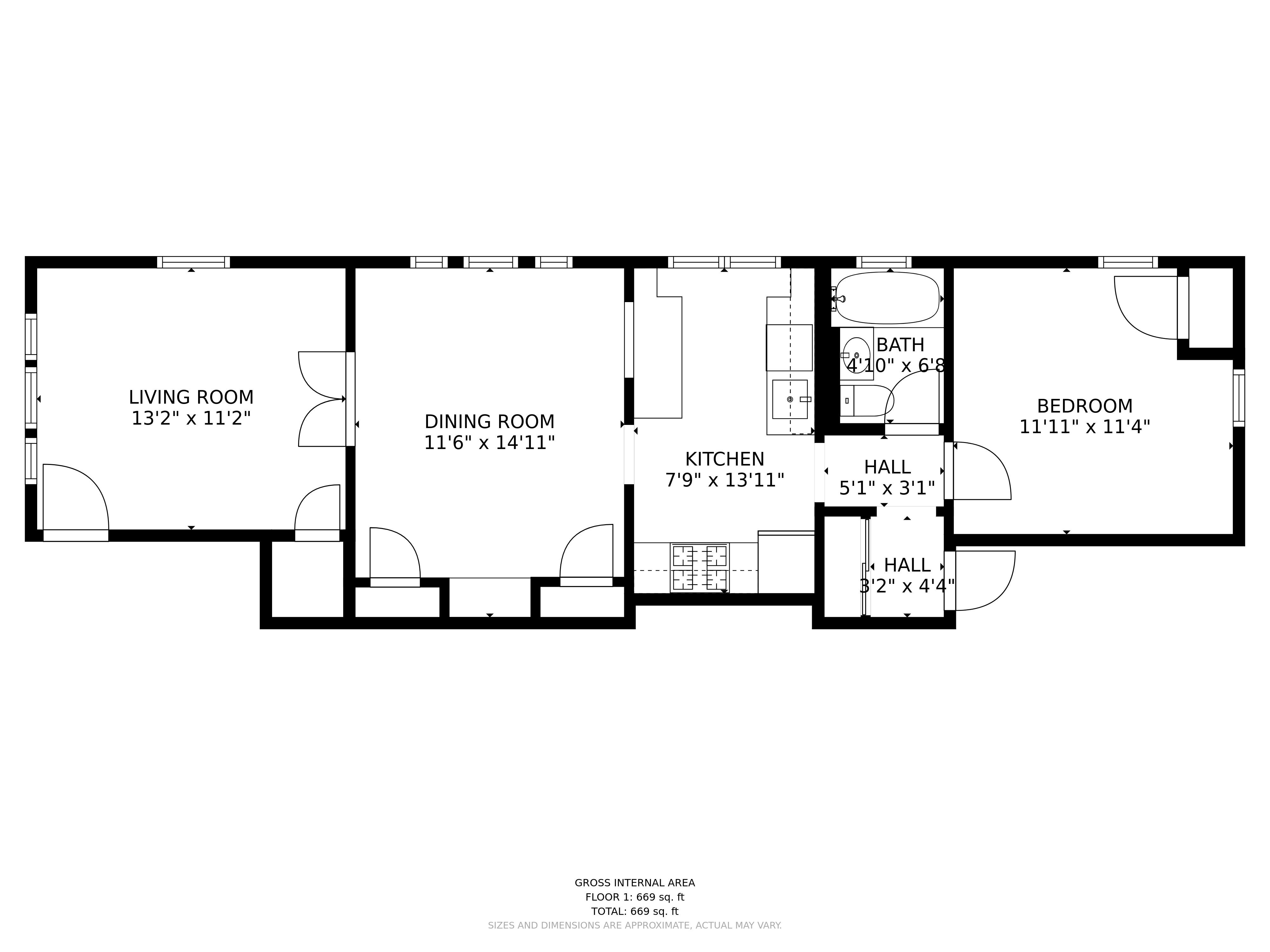 1 bed, 1 bath apartment for rent at 304 Lamartine St Unit 3A, Jamaica Plain — photo 5 of 15