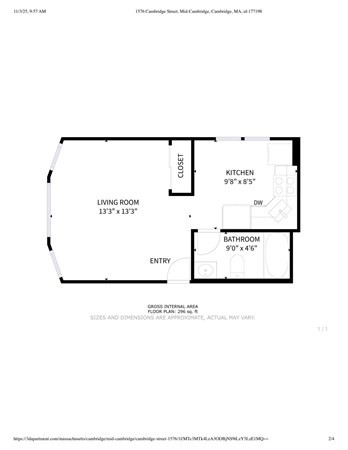 Photos of apartment on Cambridge St.,Cambridge MA 02138