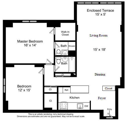Photos of apartment on Whittier Pl.,Boston MA 02114