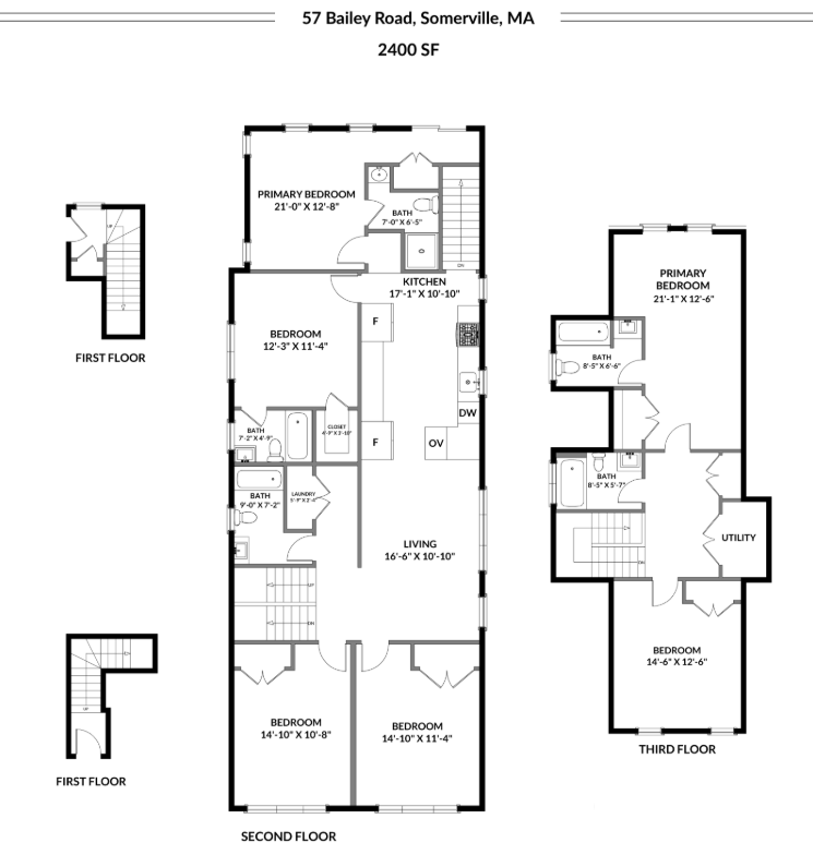 Photos of apartment on Bailey Rd.,Somerville MA 