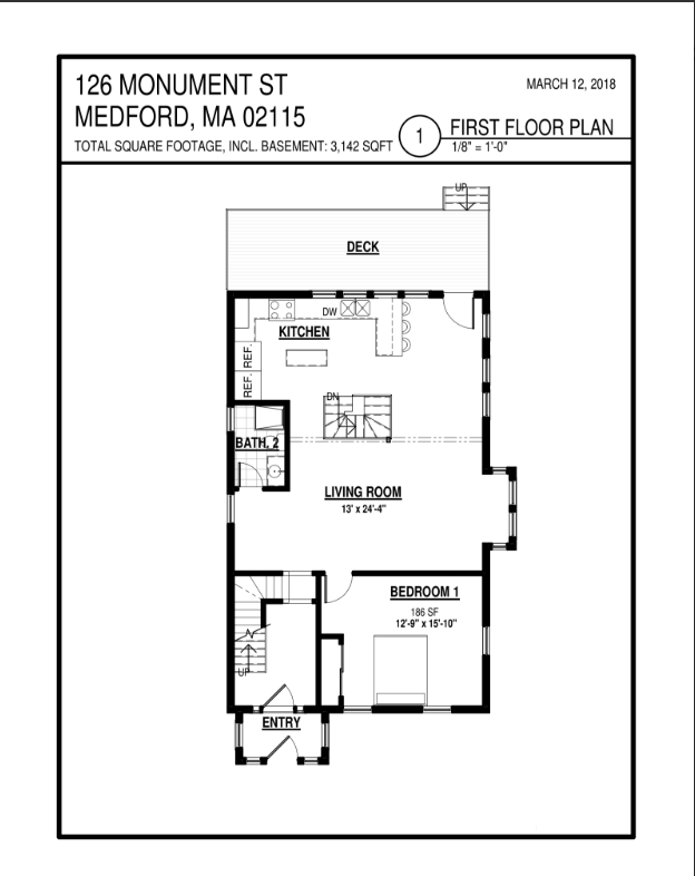 Photos of apartment on Monument St.,Medford MA 