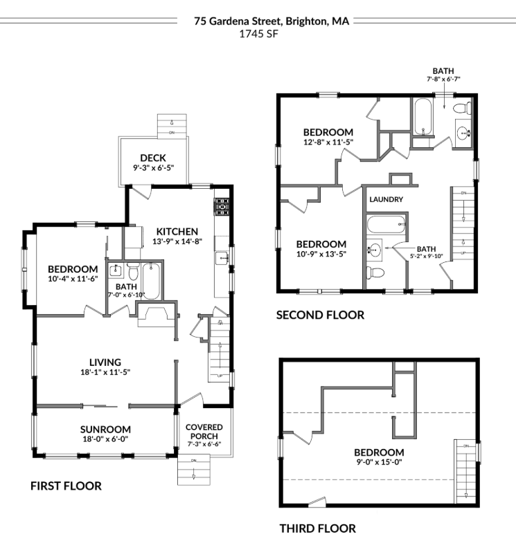 Photos of apartment on Gardena St.,Boston MA 02135