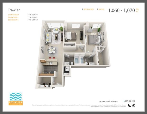 Pictures of  property for rent on Mount Vernon St., Boston, MA 02125