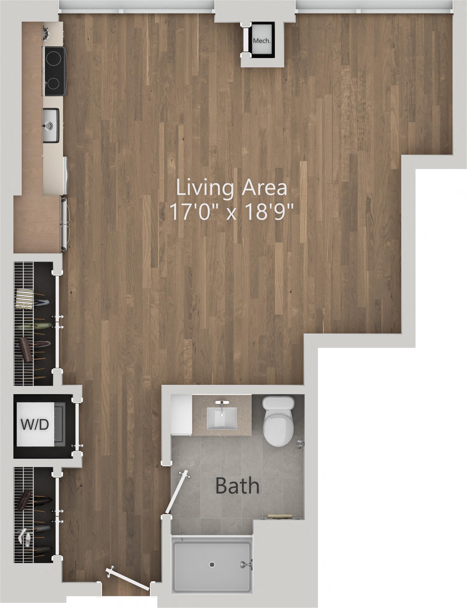 Pictures of  property for rent on Harrison Ave., Boston, MA 02118