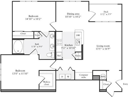 2 Beds, 1 Bath apartment in Quincy for $3,555