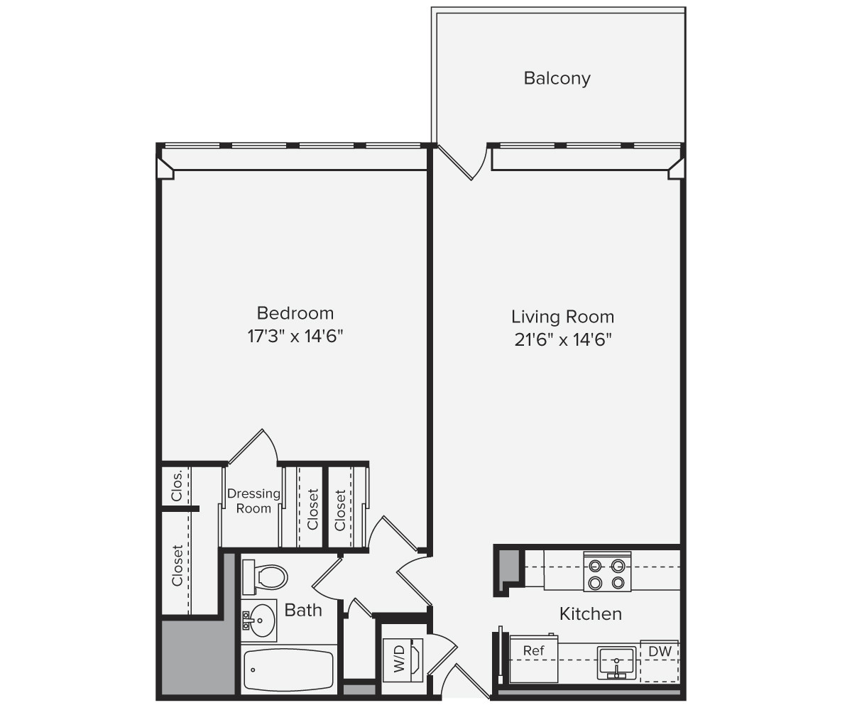 1 bed, 1 bath apartment for rent at 770 Boylston St Unit 770-8J, Back Bay