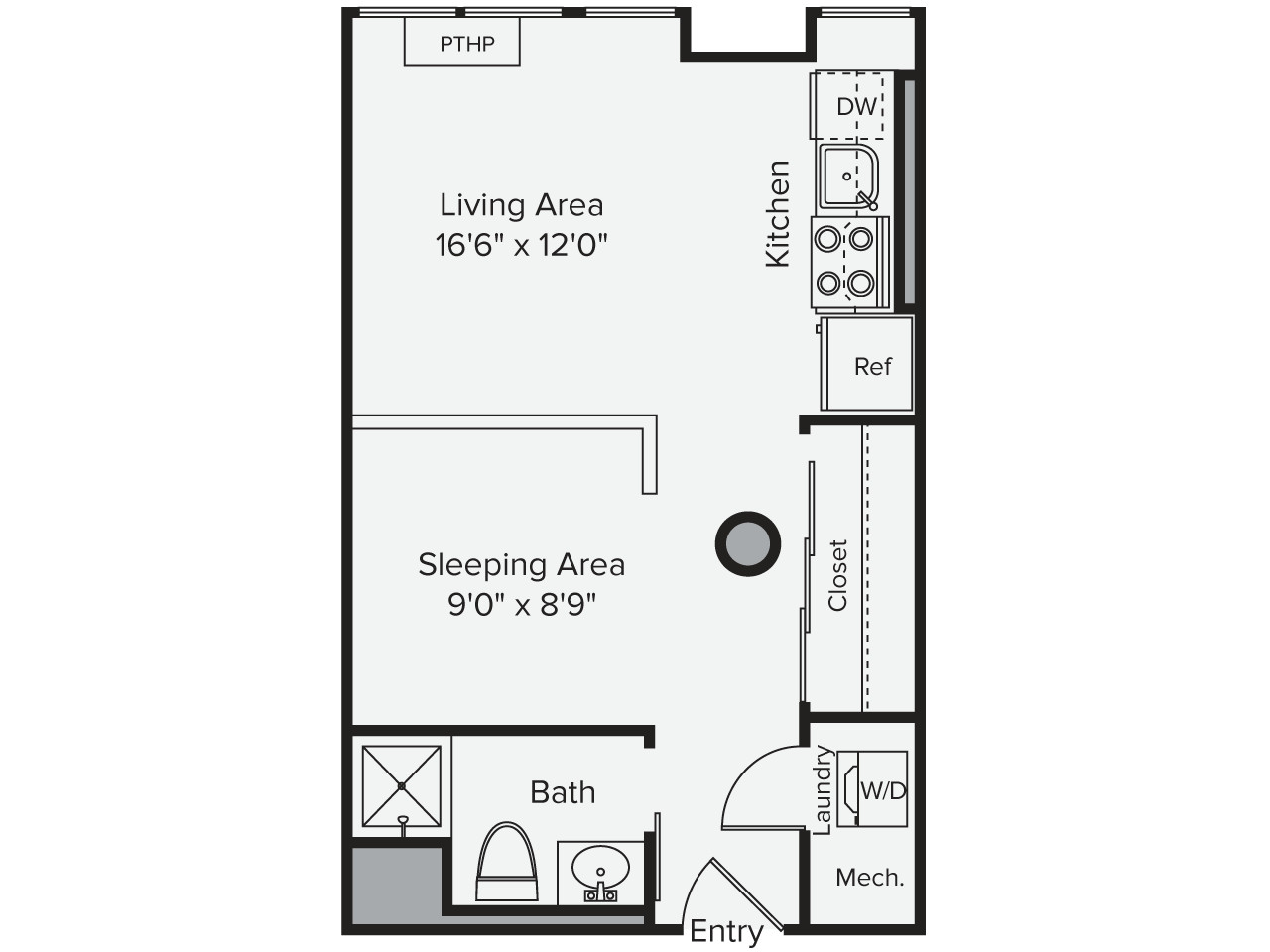 Studio bed, 1 bath apartment for rent at 10 Glassworks Ave Unit 211, East Cambridge