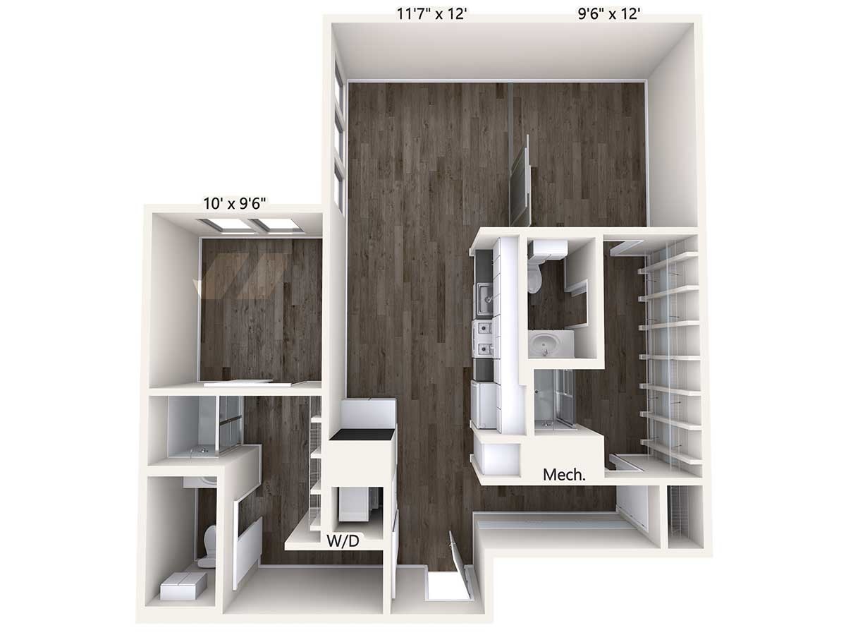 2 bed, 2 bath apartment for rent at 445 Artisan Way Unit 509, Somerville