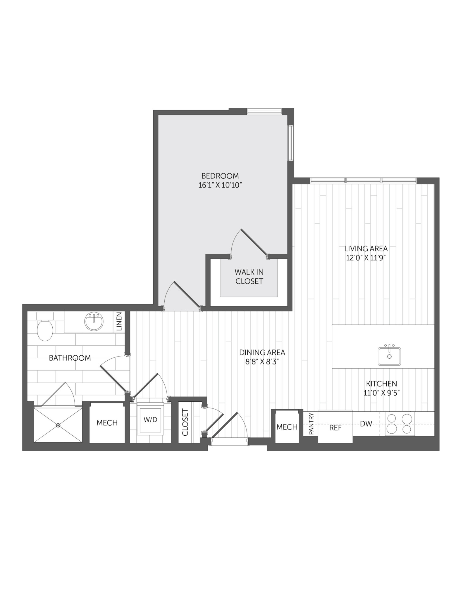 1 Bed, 1 Bath apartment in Quincy for $2,878