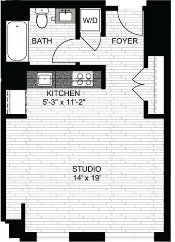 Studio, 1 Bath apartment in Boston, North End for $2,865