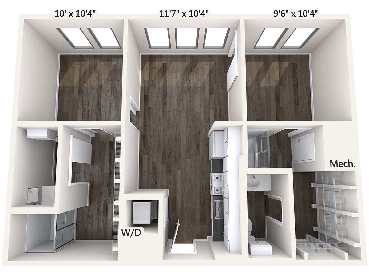 2 bed, 2 bath apartment for rent at 445 Artisan Way Unit 588, Somerville