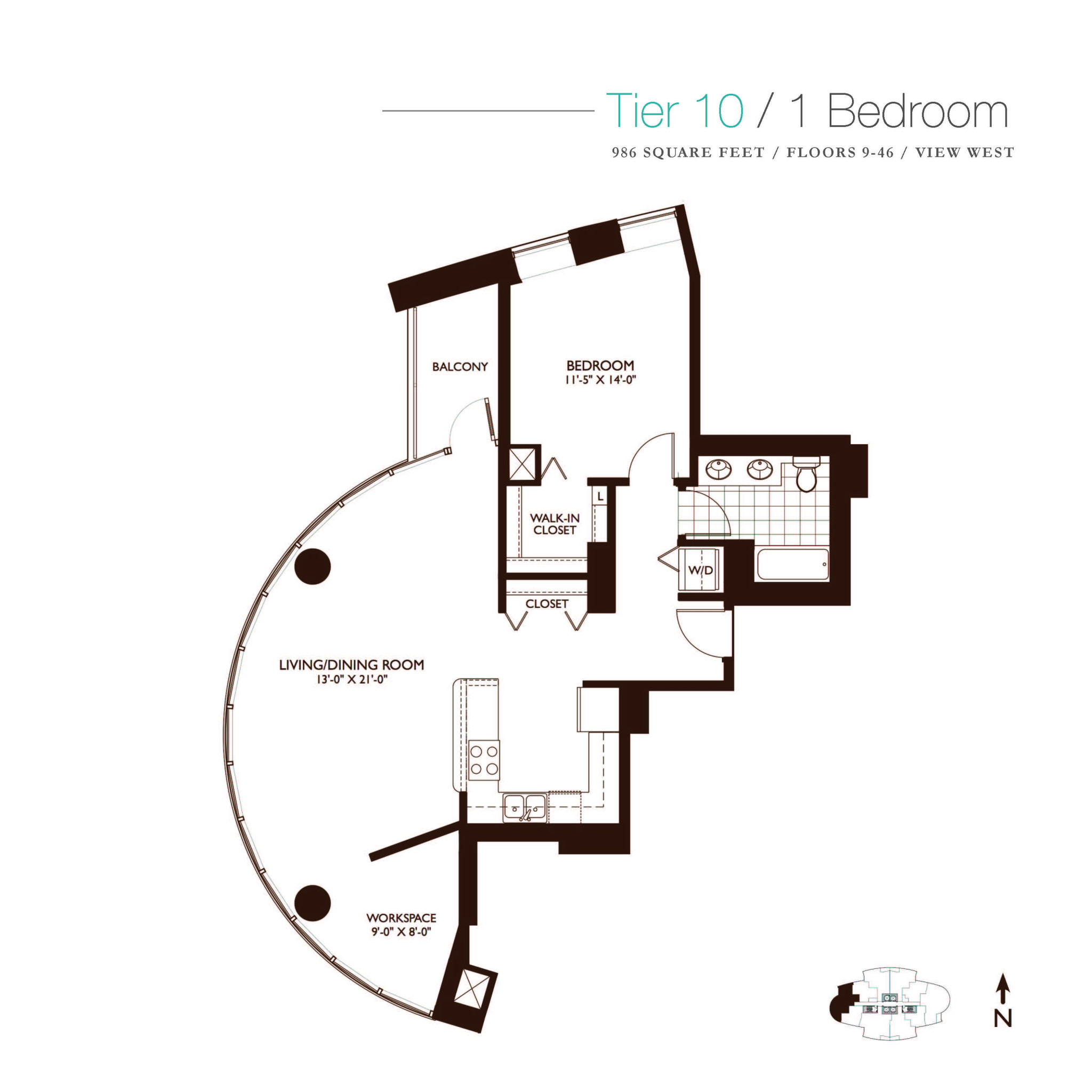 520 North Kingsbury St., Chicago, IL - 3,548 USD/ month