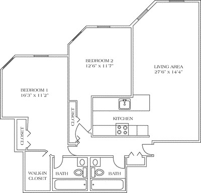 2 Beds, 2 Baths apartment in Cambridge, Cambridgeport for $4,840