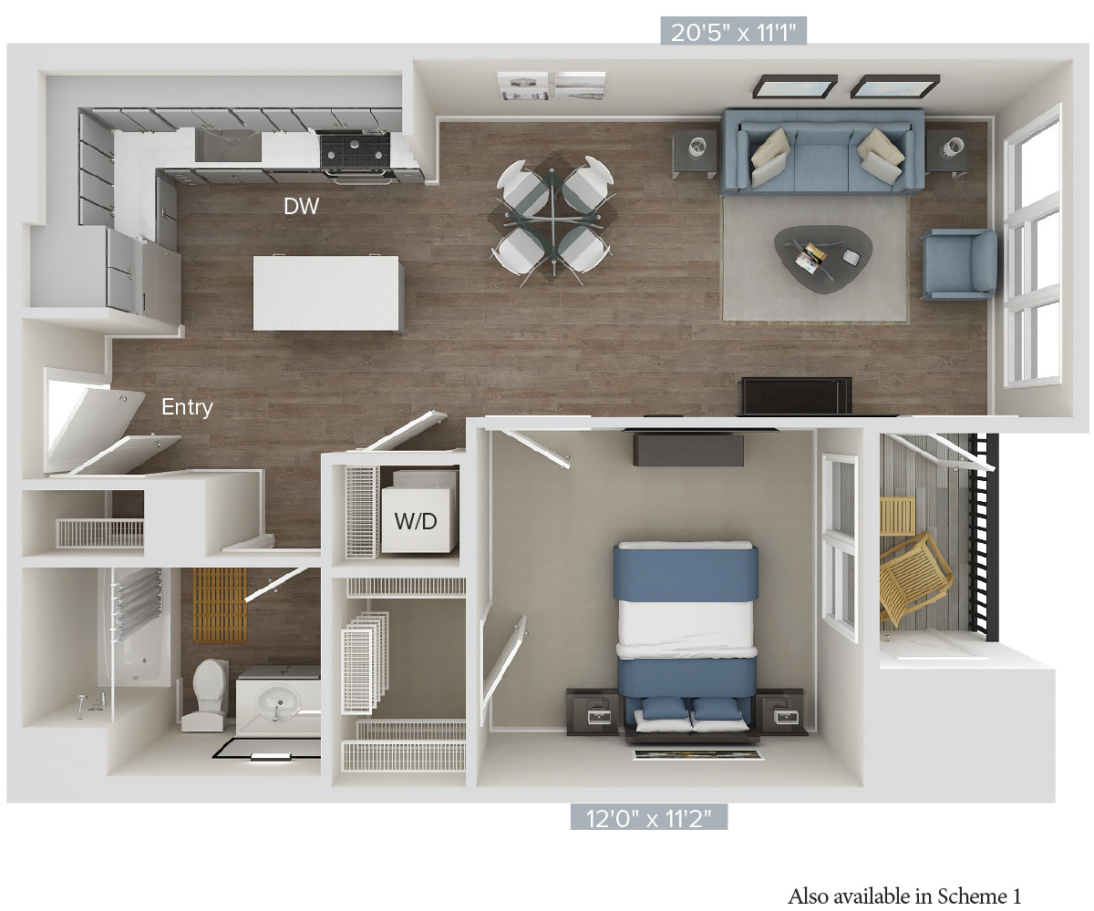 1 bed, 1 bath apartment for rent at 861 Broadway Unit 863-106, Saugus