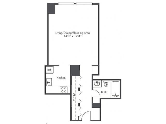 555 West Madison St. - 1,875USD / month