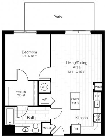 1 Bed, 1 Bath apartment in Watertown for $2,359