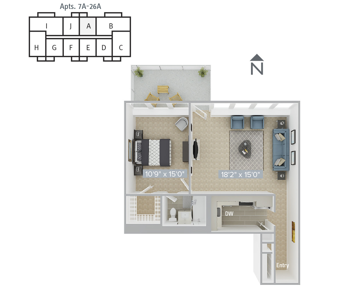 1 bed, 1 bath apartment for rent at 770 Boylston St Unit 770-7A, Back Bay