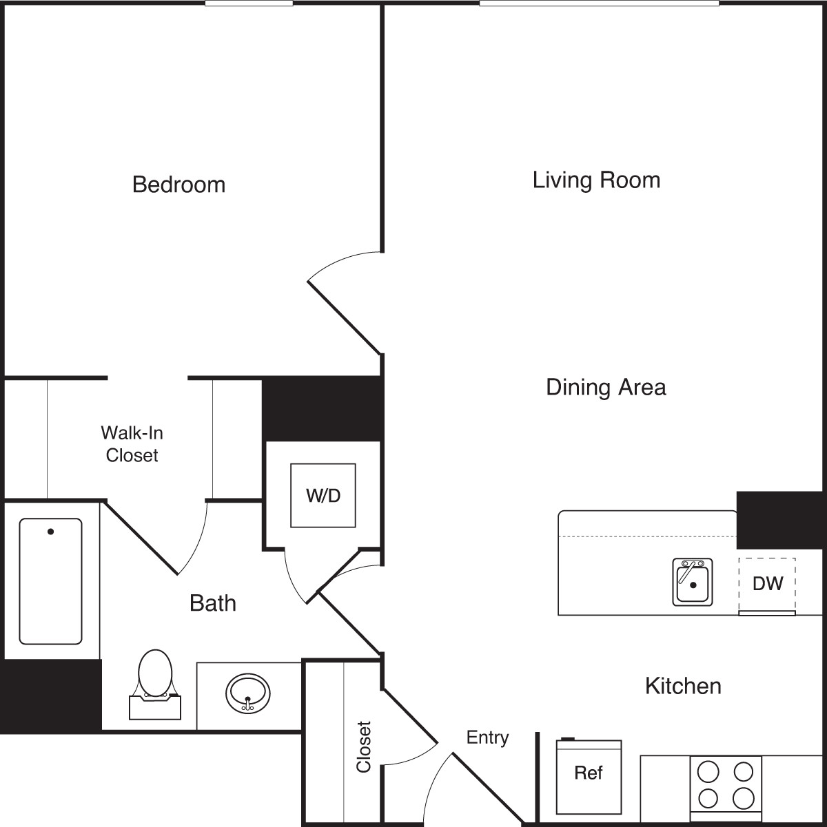 Photos of apartment on Harrison Ave.,Boston MA 02118
