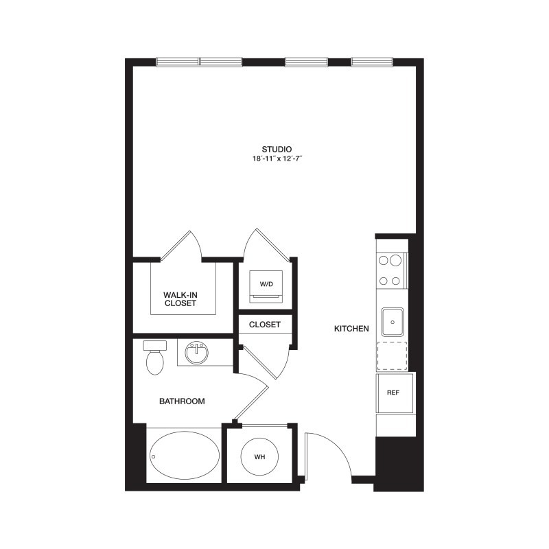 Studio bed, 1 bath apartment for rent at 80 Fawcett St Unit 2-408, Cambridge Highlands