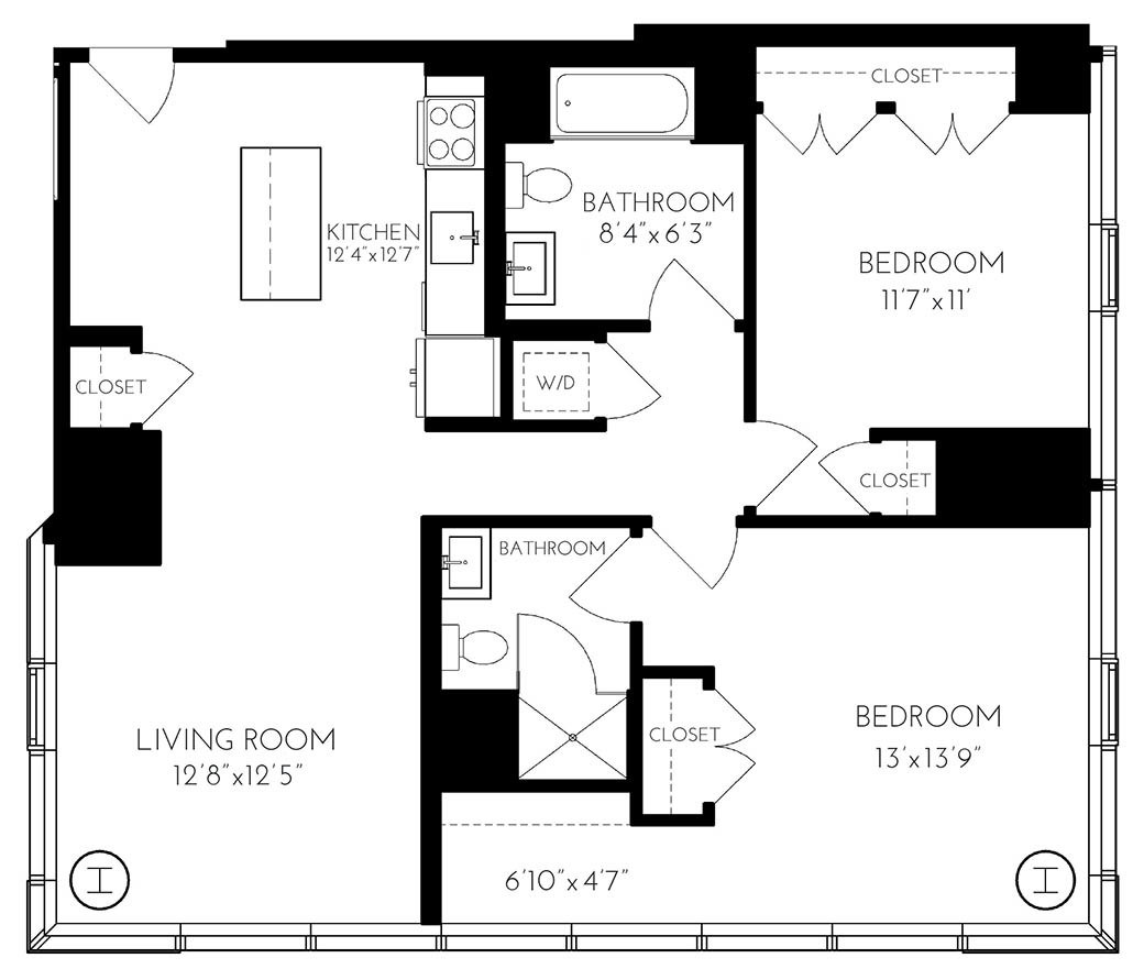 Pictures of  property for rent on Northern Ave., Boston, MA 02210