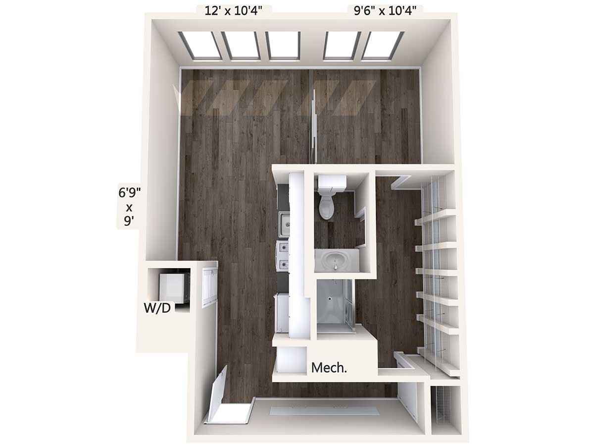 1 bed, 1 bath apartment for rent at 445 Artisan Way Unit 302, Somerville