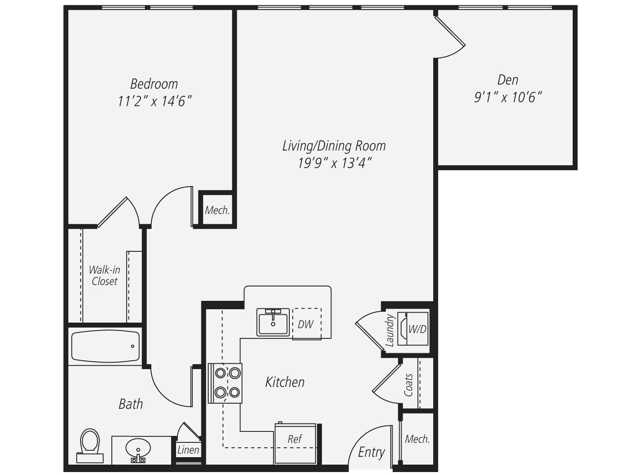 1 bed, 1 bath apartment for rent at 333 Great River Rd Unit 257, Somerville