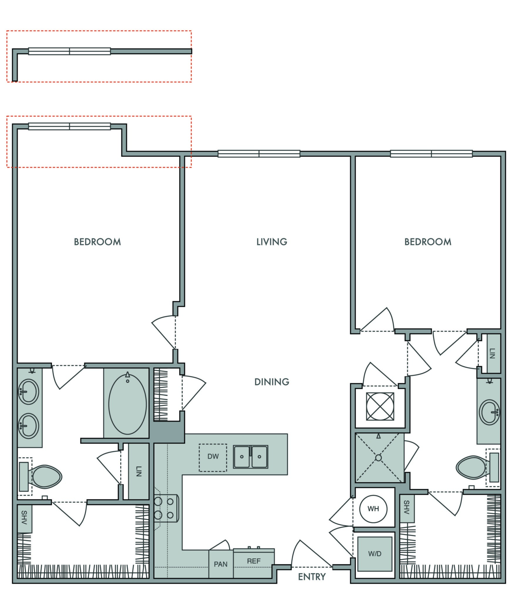 2 bed, 2 bath apartment for rent at 130 Cambridgepark Dr Unit 407, North Cambridge — photo 2 of 2