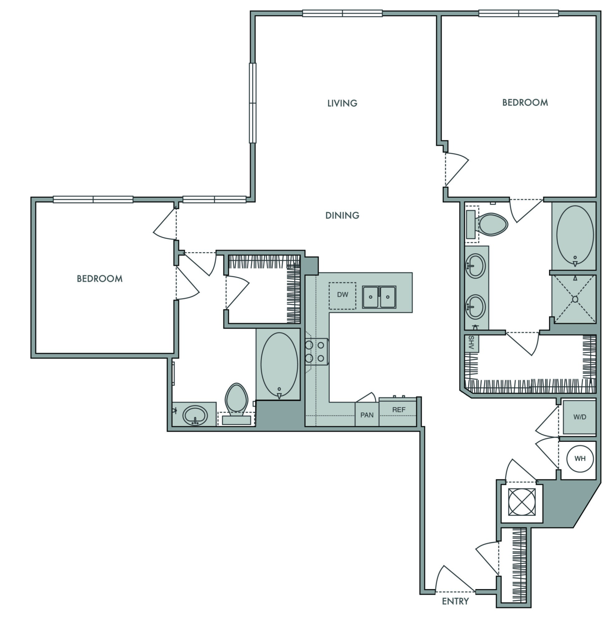 2 bed, 2 bath apartment for rent at 130 Cambridgepark Dr Unit 503, North Cambridge — photo 2 of 2