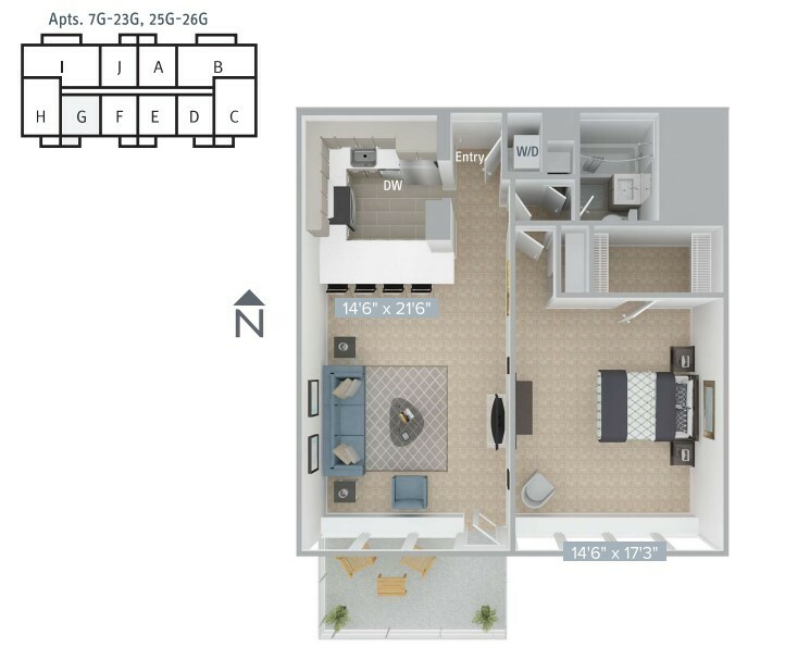 1 bed, 1 bath apartment for rent at 770 Boylston St Unit 770-23G, Back Bay