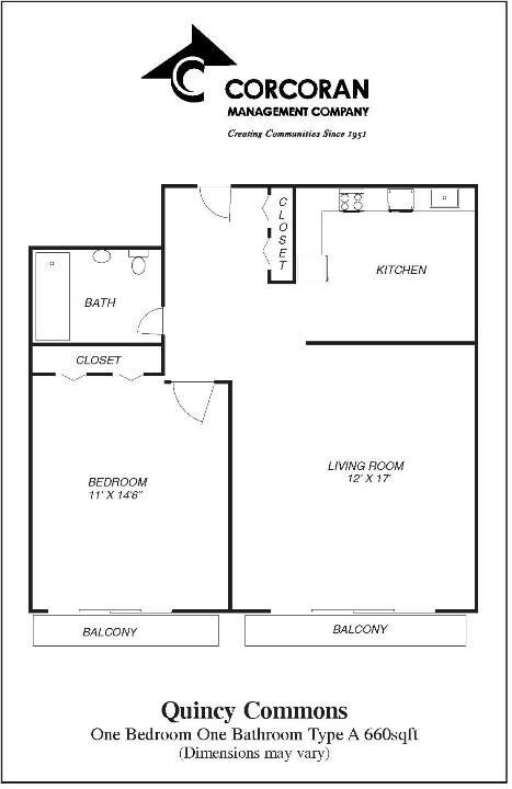 1 Bed, 1 Bath apartment in Quincy for $2,481