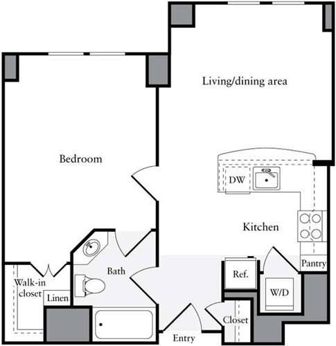 Pictures of  property for rent on Washington St., Boston, MA 02116