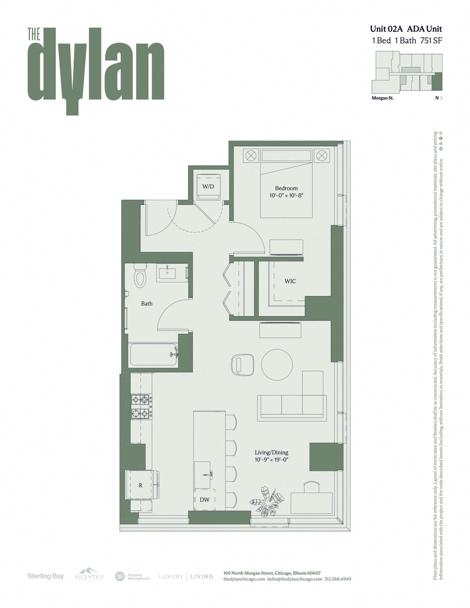 160 North Morgan St. - 3,495USD / month