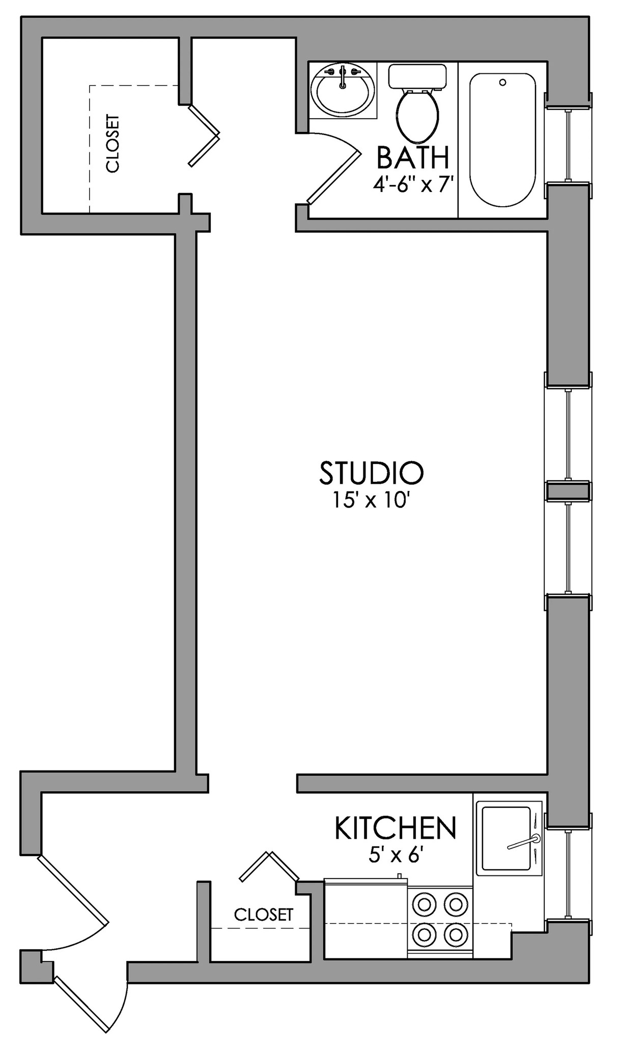 Pictures of  property for rent on Burbank St., Boston, MA 02115