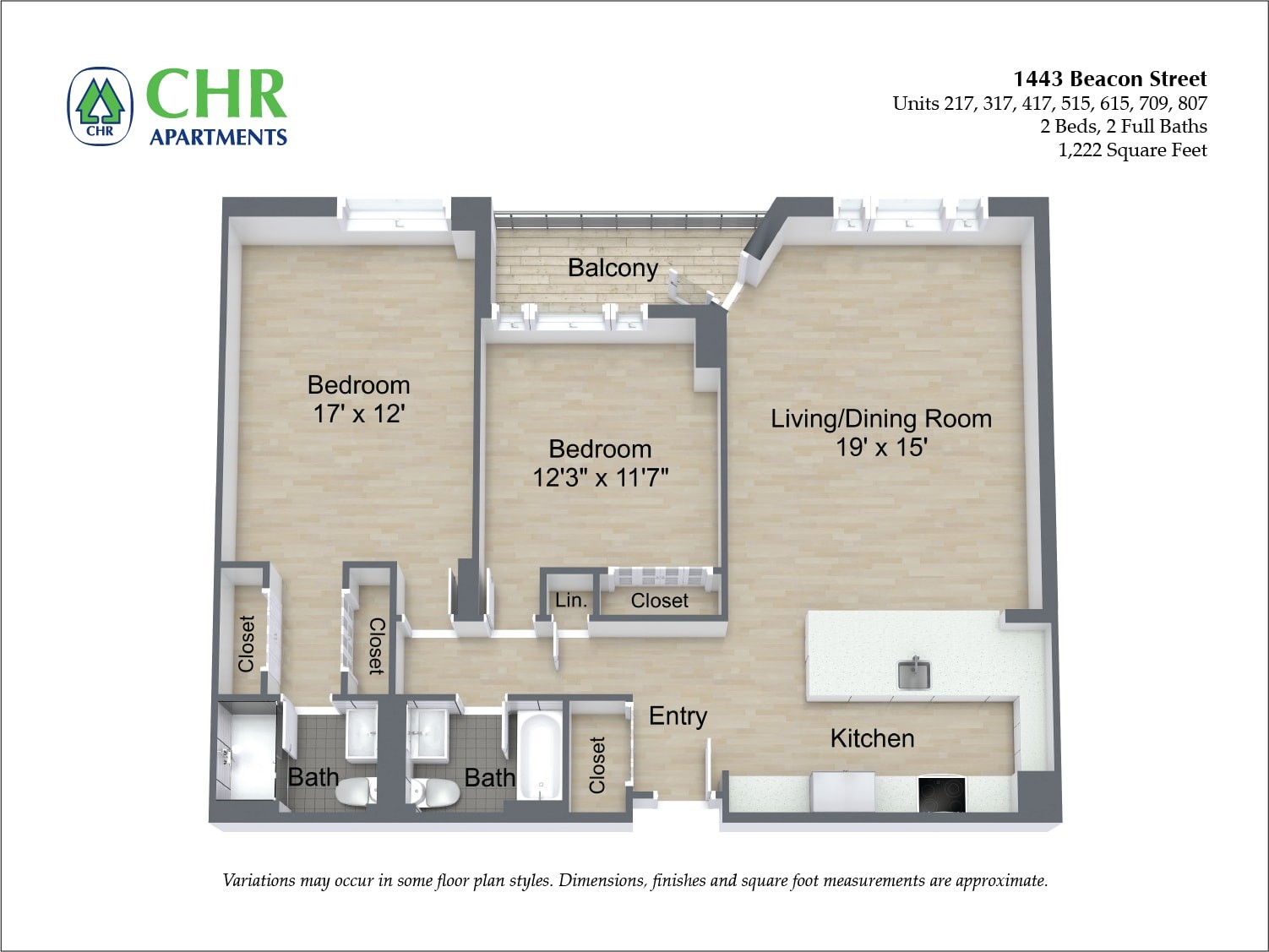 Pictures of  property for rent on Beacon St., Brookline, MA 02246