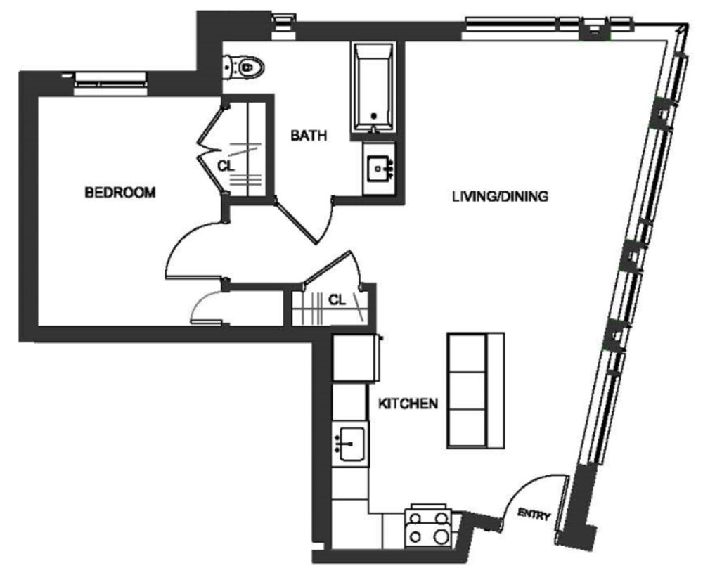 Photos of apartment on Harrison Ave.,Boston MA 02118