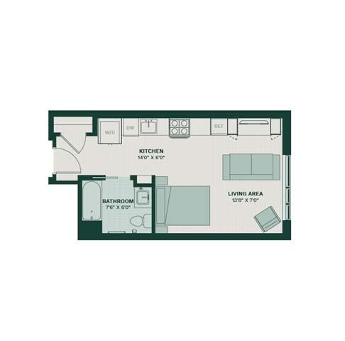 Pictures of  property for rent on Charles St., Cambridge, MA 02141