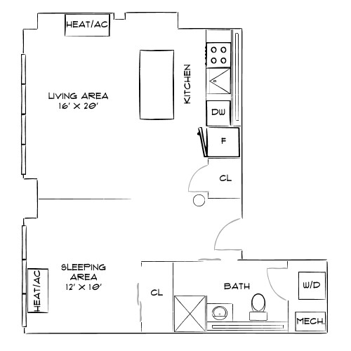 Photos of apartment on North First St.,Cambridge MA 02141
