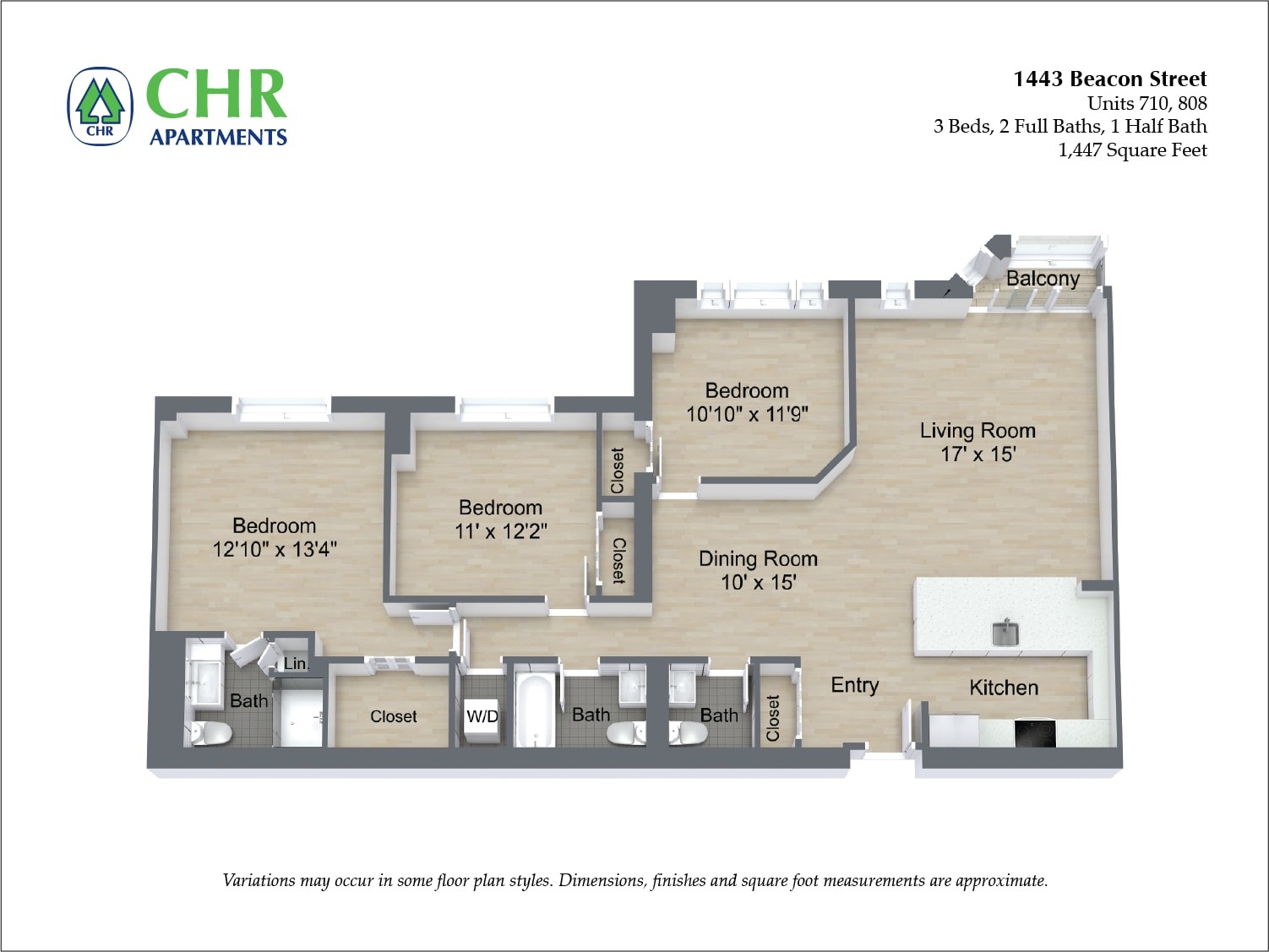 Pictures of  property for rent on Beacon St., Brookline, MA 02246